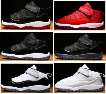 Baby 11s Gym Red Bred Concord Infant Basketball Shoes 11 Space Jam Gamma Blue 72-10 Children Boy Girl Sneakers Toddlers Gift
